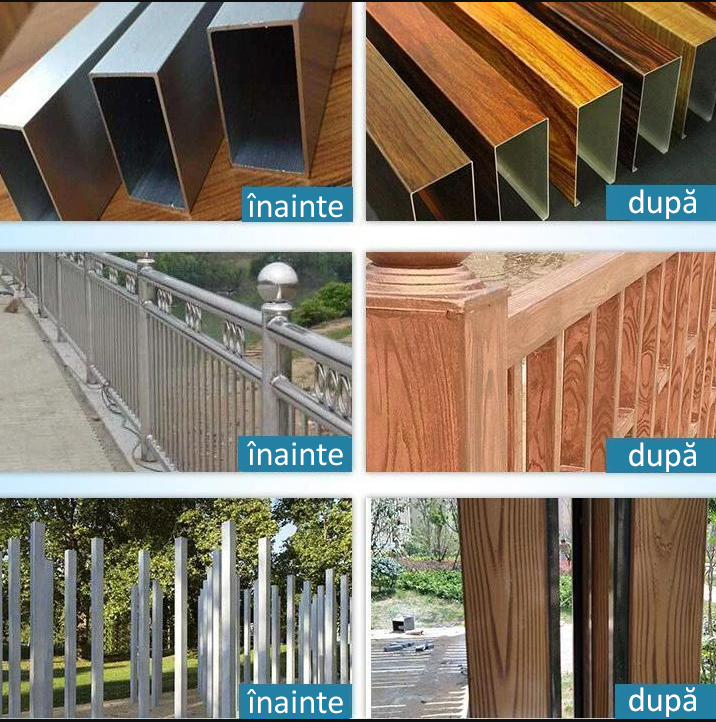 Perie pentru reproducerea texturii lemnului