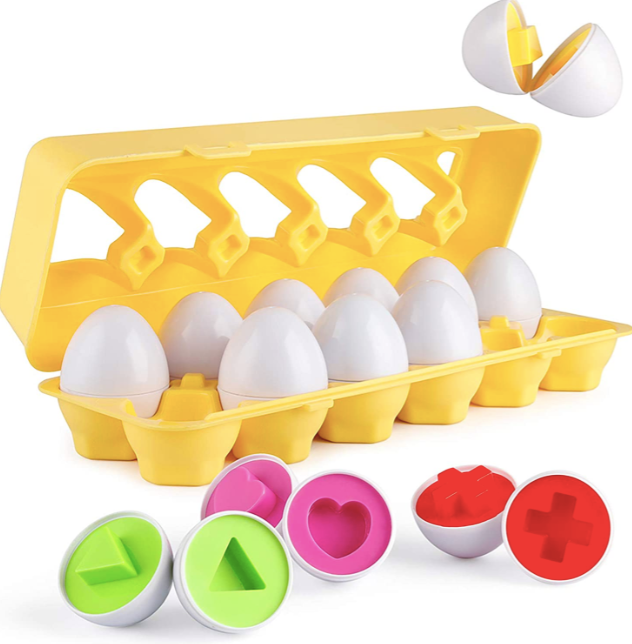 Matching EGG - Joc educational de potrivire - Cadoul perfect de Pasti!🐰