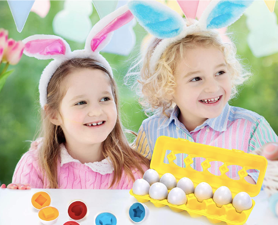 Matching EGG - Joc educational de potrivire - Cadoul perfect de Pasti!🐰